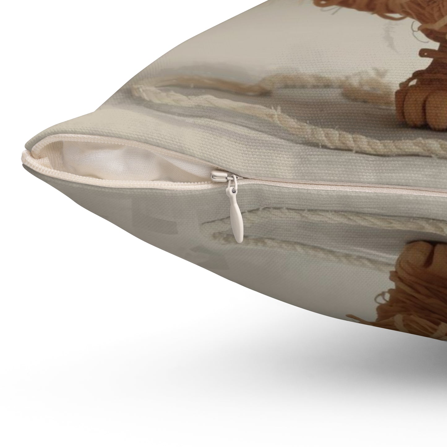 Spun Polyester Square Pillow