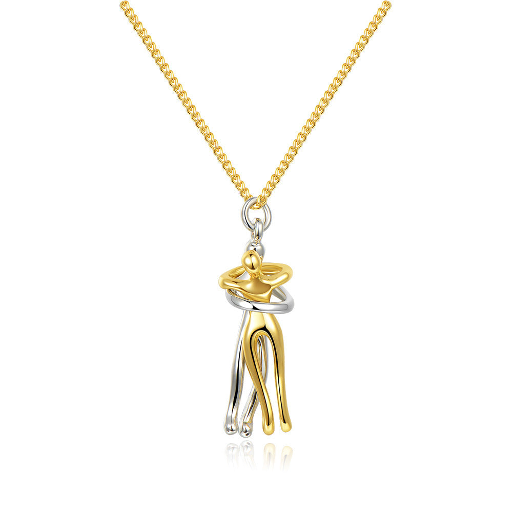 European And American Original Couple Necklace