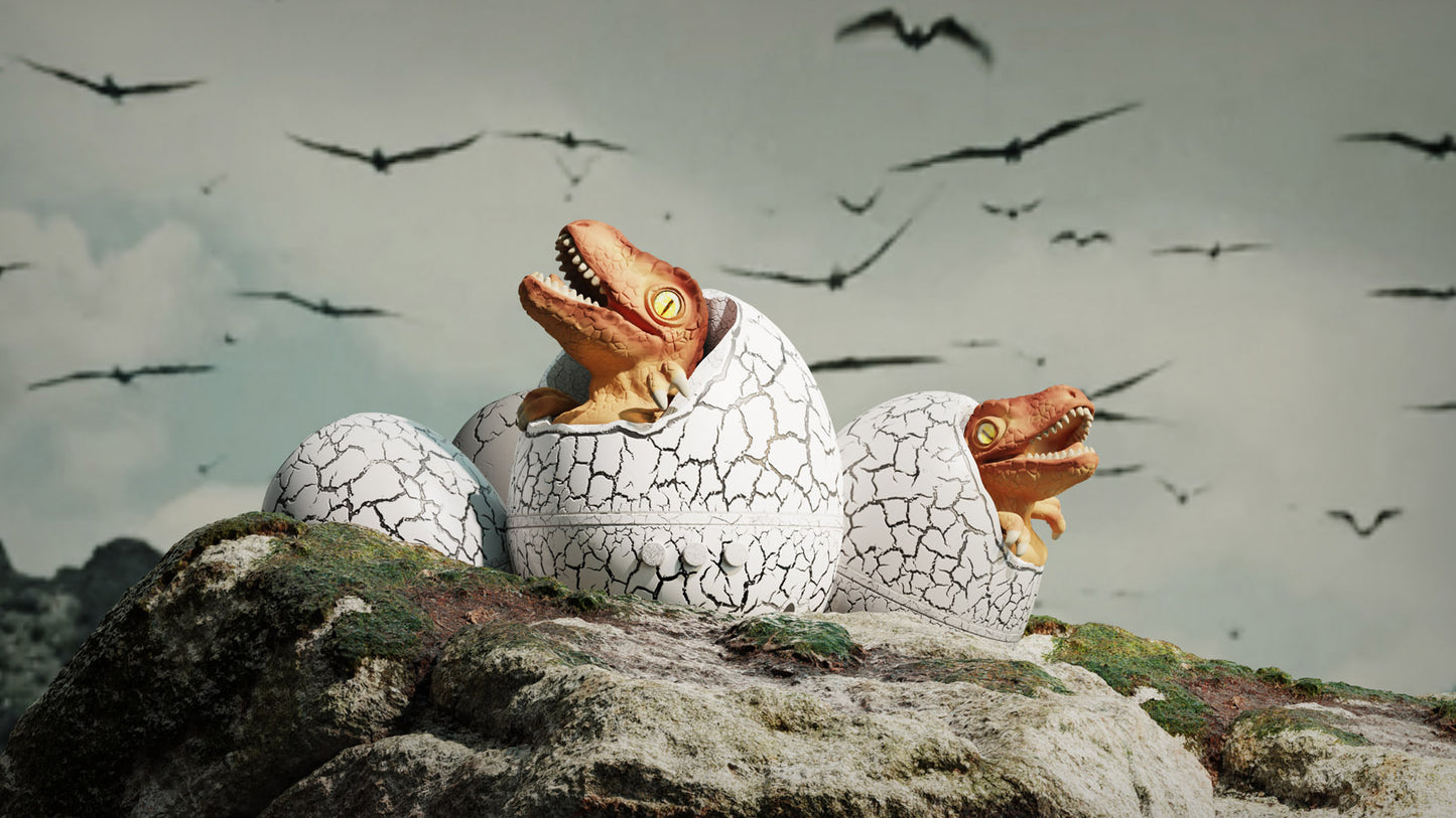 Cross-border Starry Sky Light, Cracked Translucent Dinosaur Egg Starry Sky Projection Light