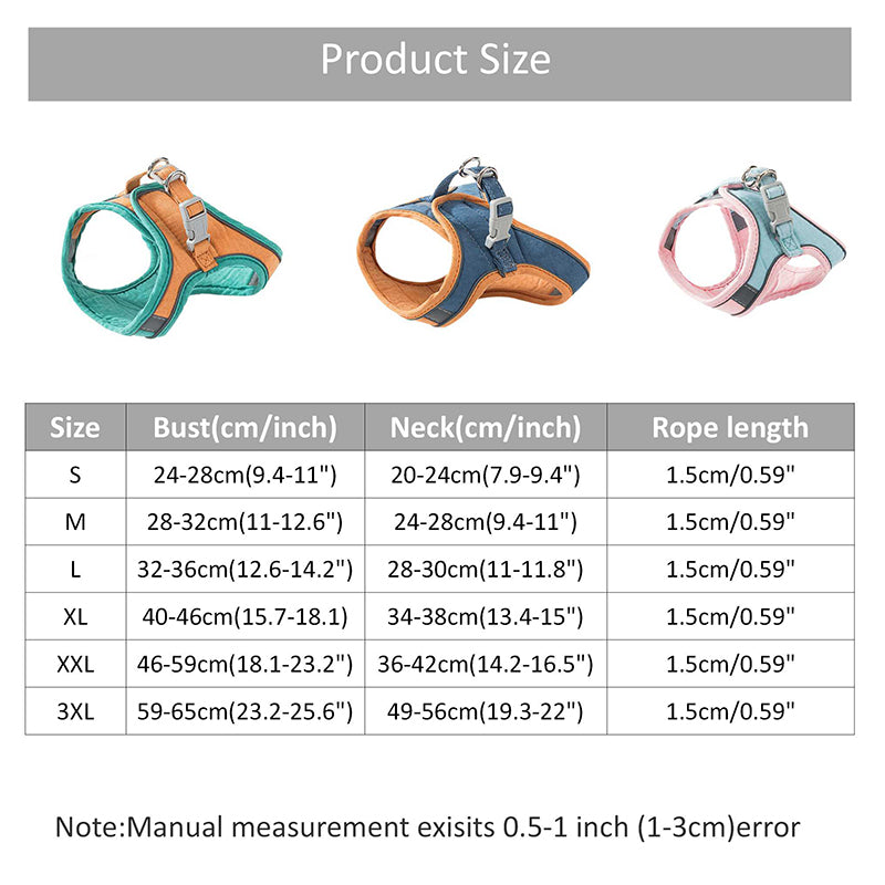 Adjustable Cat Harness With Leash Escapeproof For Cats