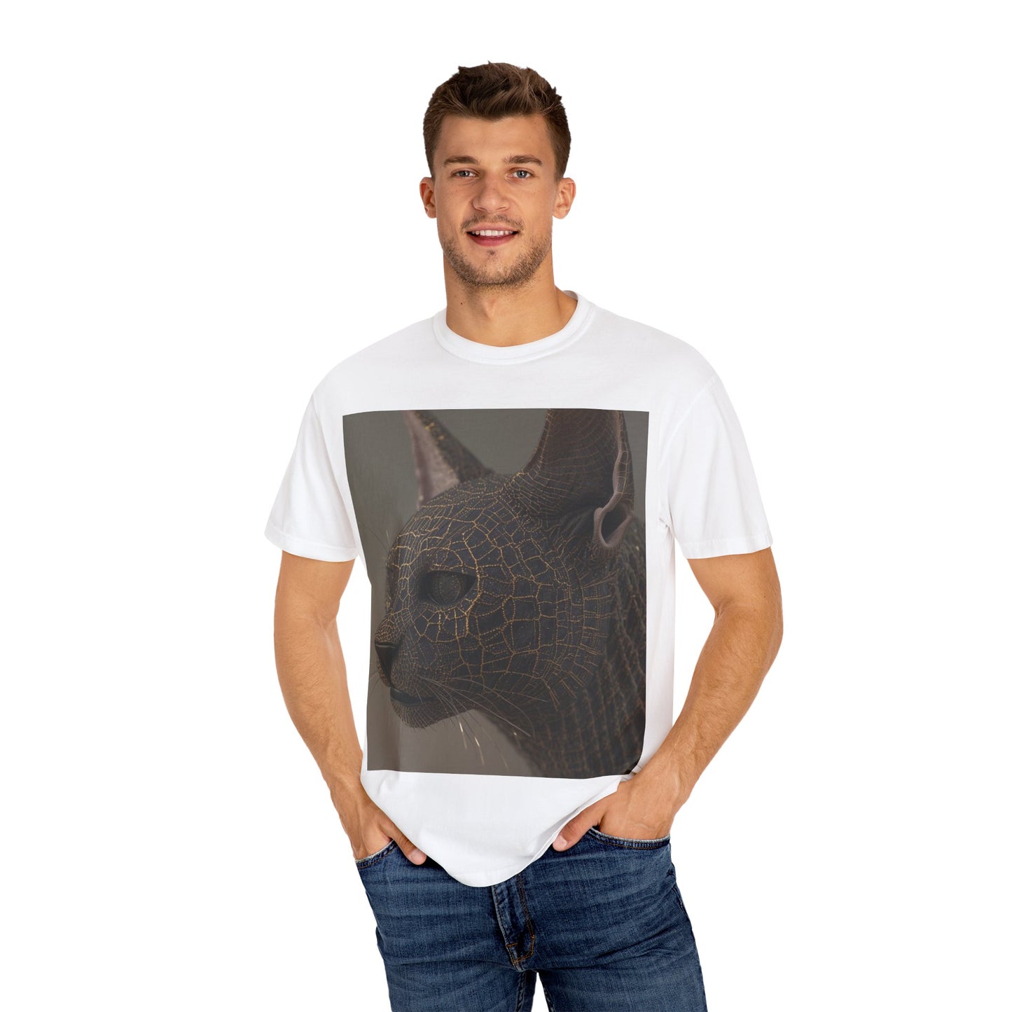 3D Cat Design Unisex T-shirt, Cat Lover Shirt, Animal Graphic Tee, Pet Owner Gift, Casual Top