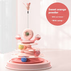 Sweet Orange Pink Cat Teaser / OPP Bag Packaging