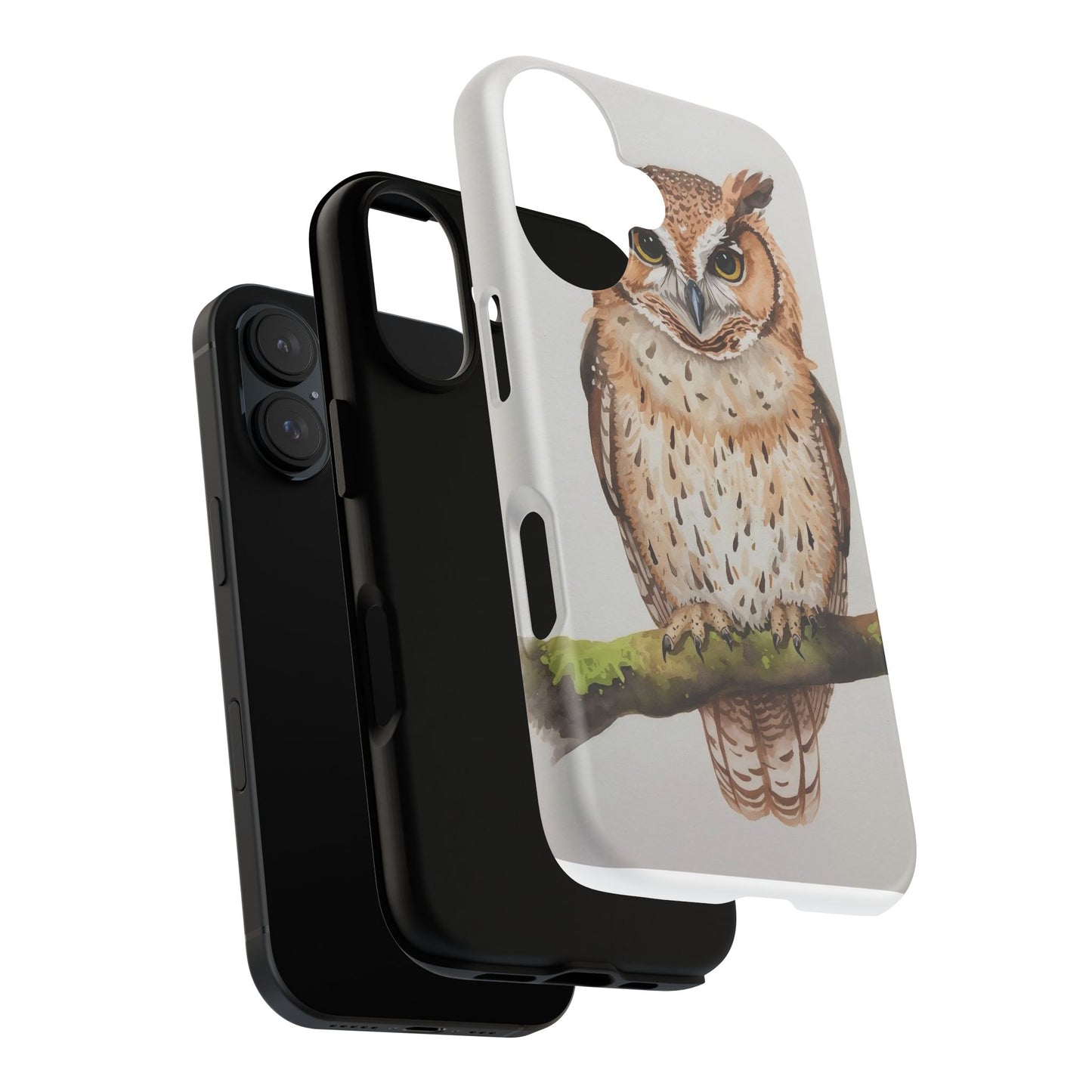 Owl design iphone 16 phone case