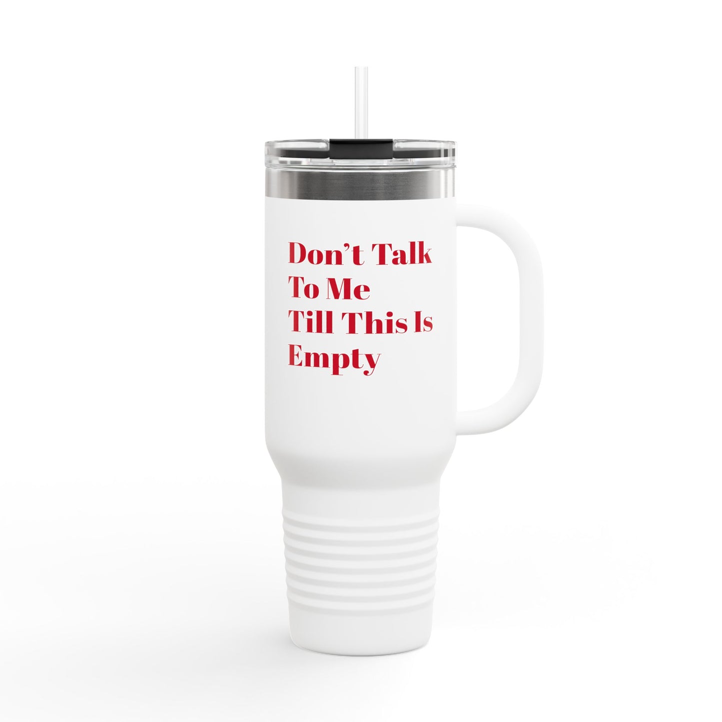 Funny 40oz Insulated Travel Mug  Large Stanley Style Tumbler  Coffee Lover Gift  Hot Cold Drink Cup  Mom Sippy Cup