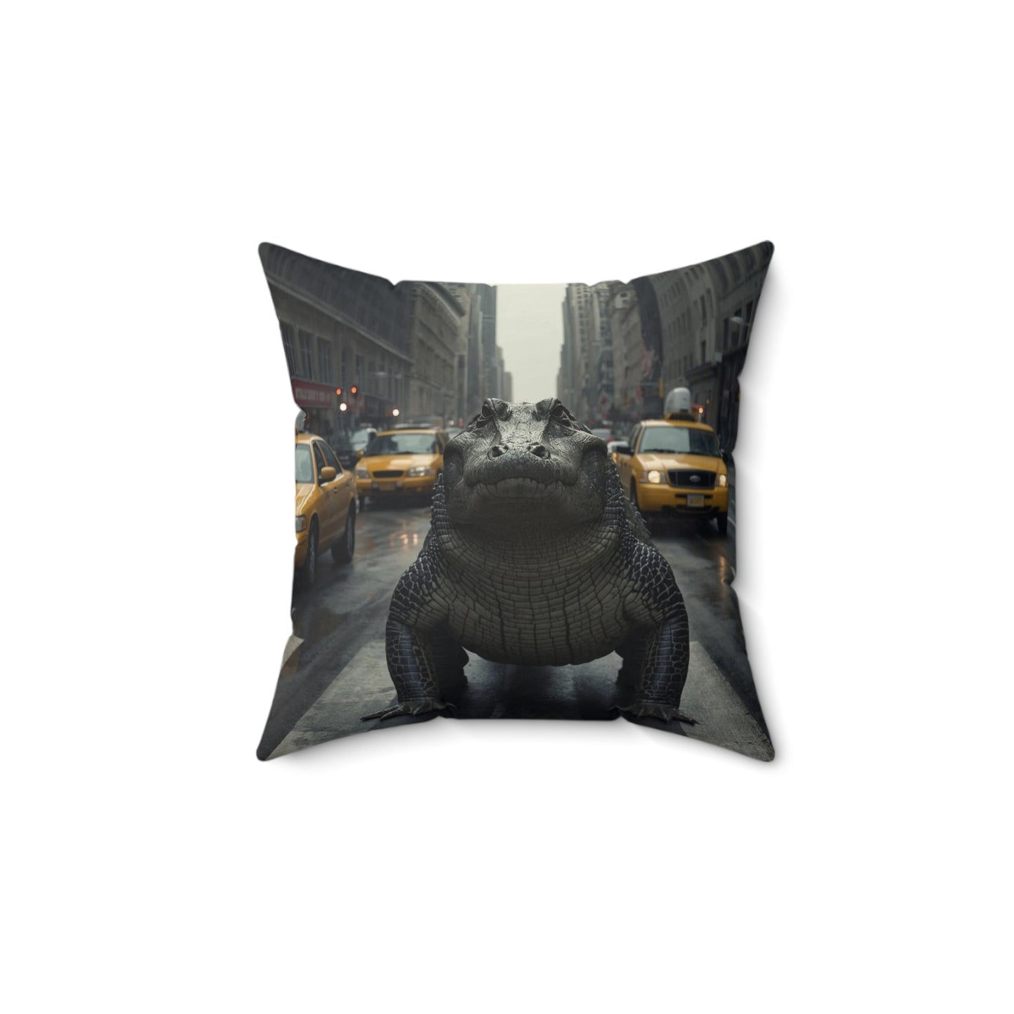 Spun Polyester Square Pillow