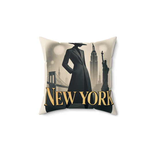 Cozy Home Decor Spun Polyester Pillow, Throw Pillow Cushion, Living Room Accent, Bedroom Decor, Housewarming Gift, Home Office Accessory