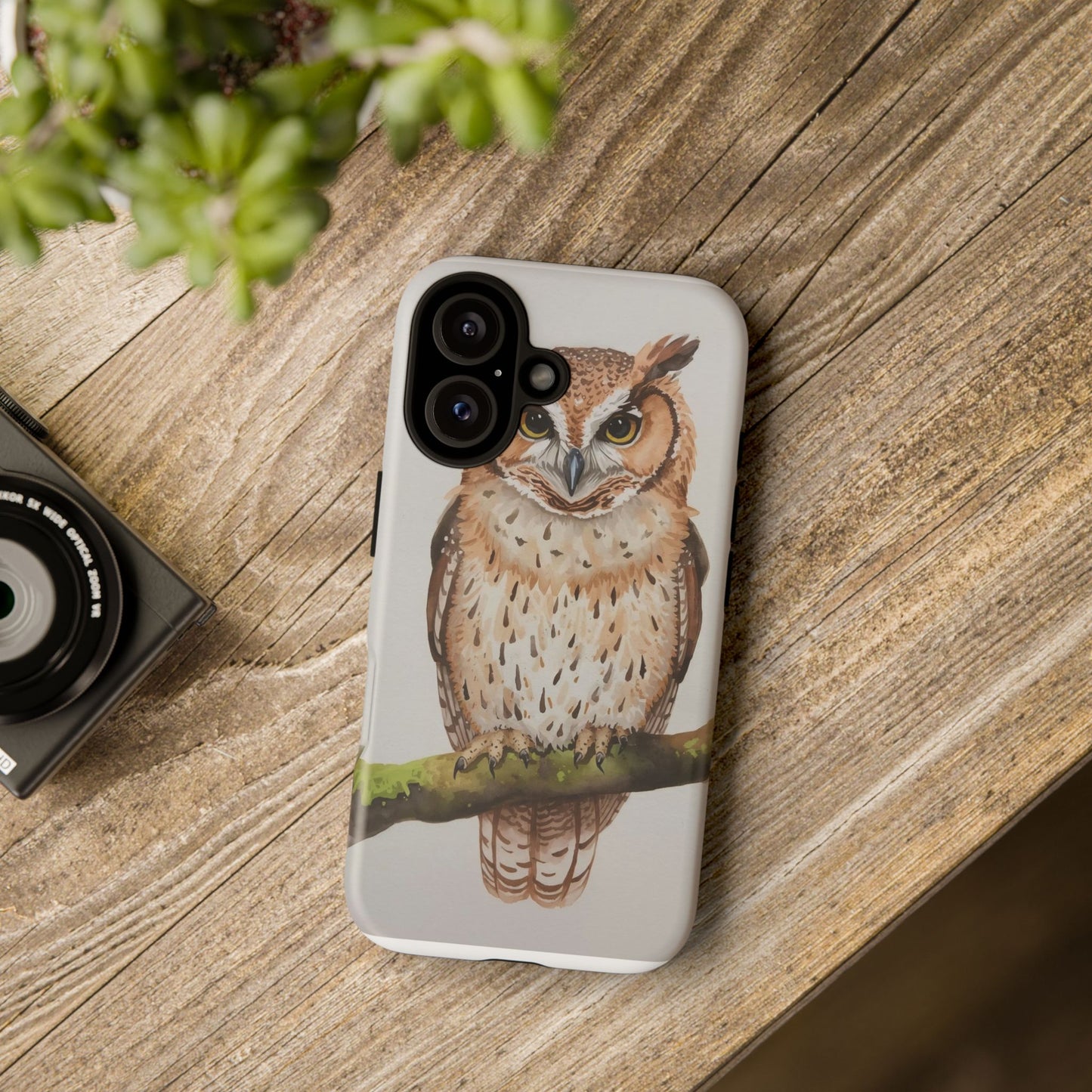Owl design iphone 16 phone case