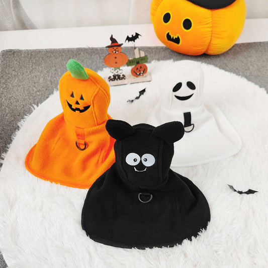 Halloween Pet Cloak For Cats And Dogs Durable Polyester