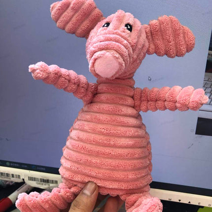 Vocal Animal Plush for Pet Dog Molar Teeth Cleaning Training