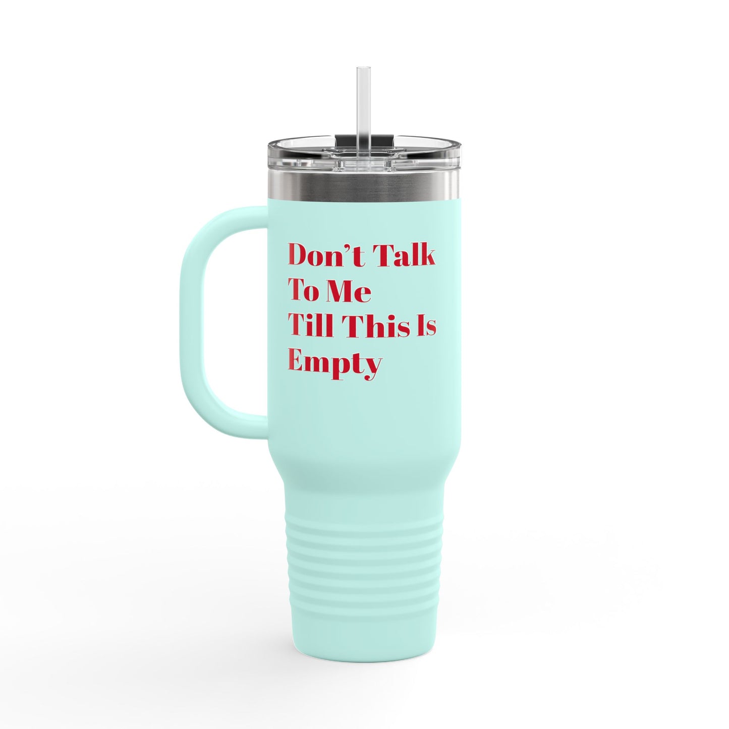 Funny 40oz Insulated Travel Mug  Large Stanley Style Tumbler  Coffee Lover Gift  Hot Cold Drink Cup  Mom Sippy Cup