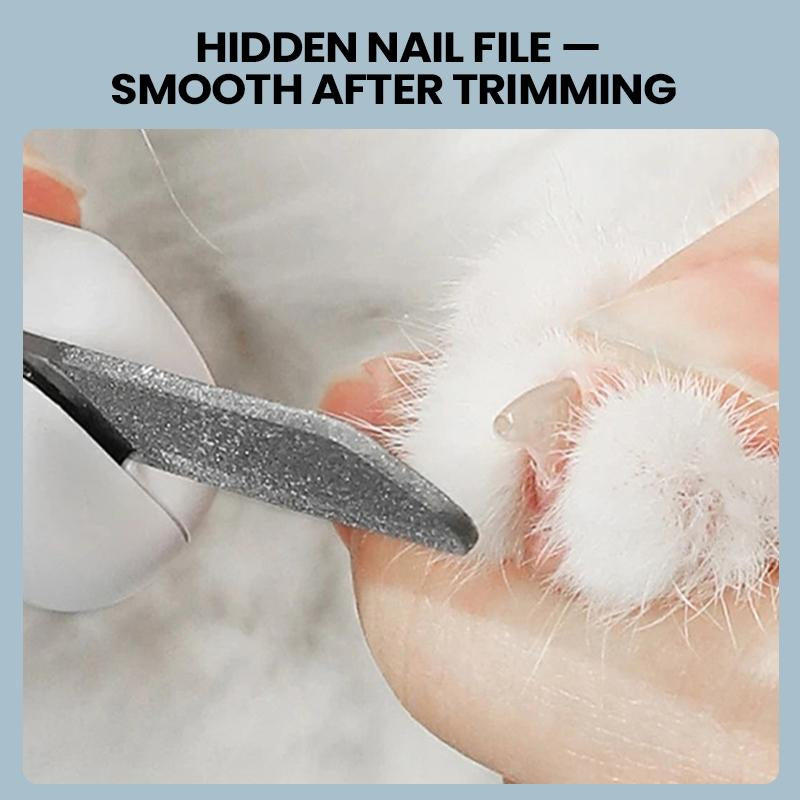 2-In-1 LED Pet Nail Grinder, Clipper & Trimmer – Safe, Precise Grooming for Cats & Dogs with Light Nails Animal