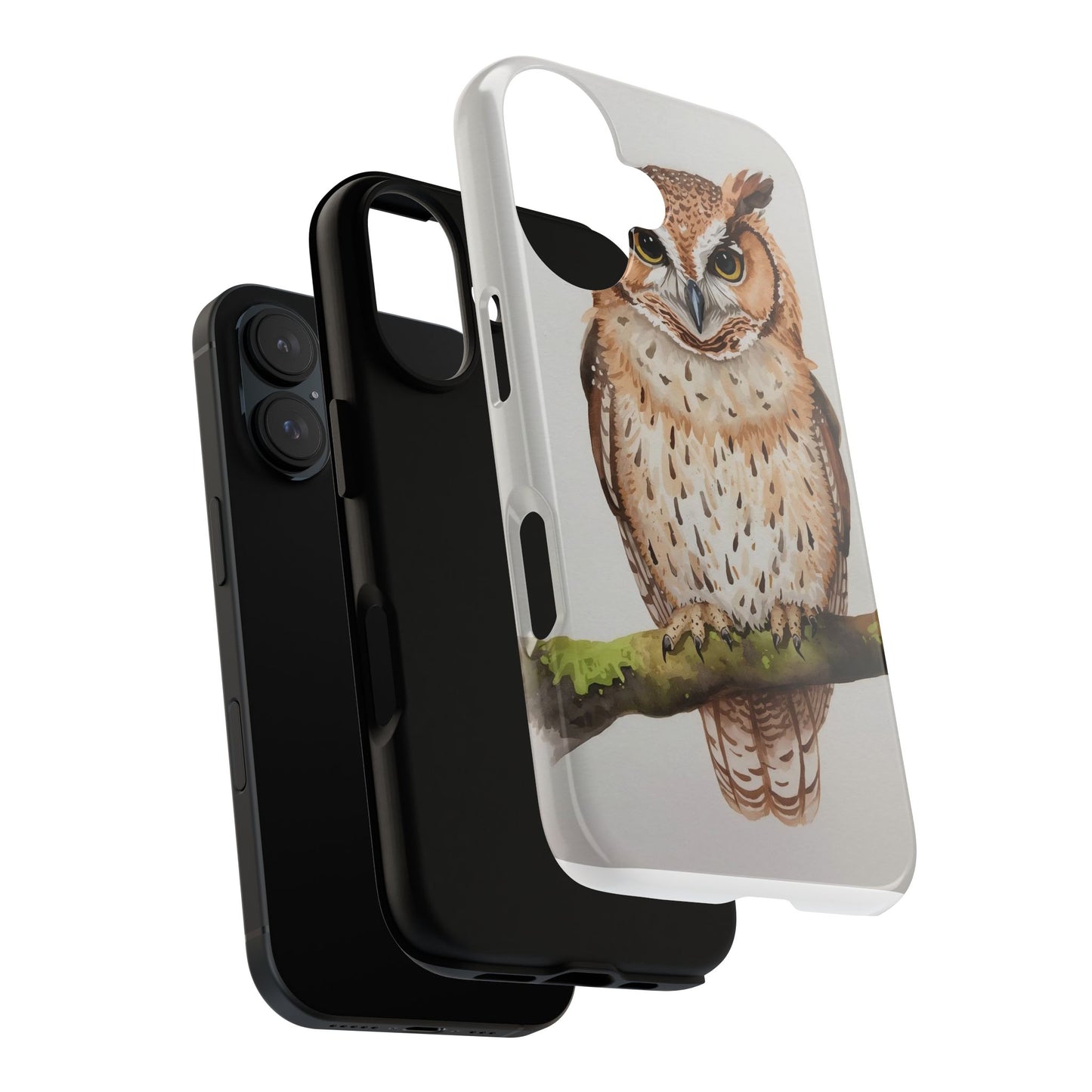 Owl design iphone 16 phone case
