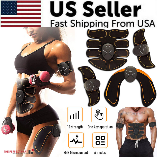 EMS Abdominal Muscle Toning Trainer ABS Stimulator Toner Fitness