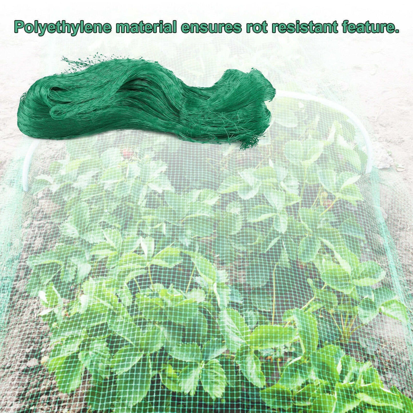 Anti Bird Netting 33Ft Garden Crop Protection Mesh Pro