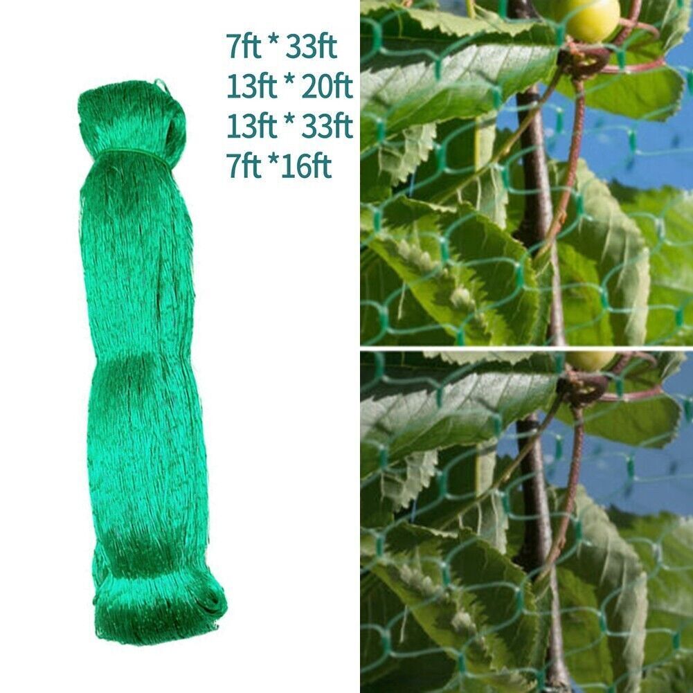 Anti Bird Netting 33Ft Garden Crop Protection Mesh Pro