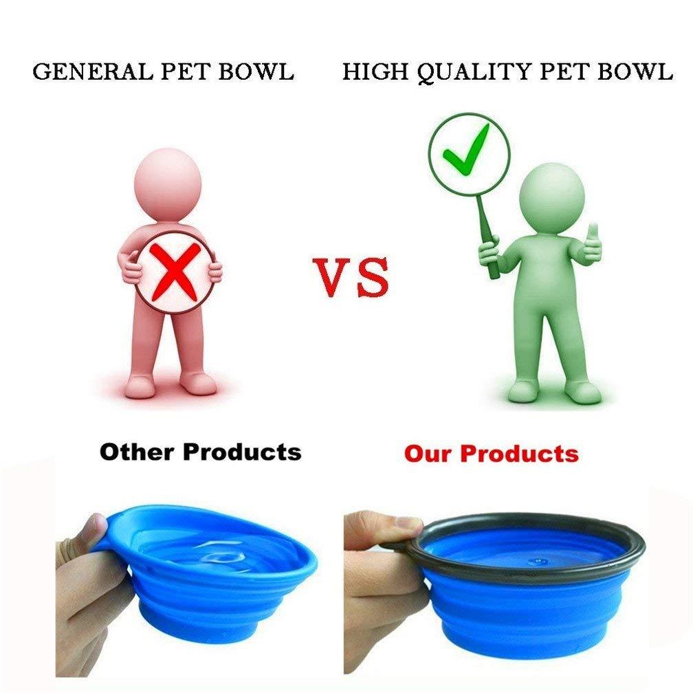 Yap And Paw Collapsible Travel Dog Bowls For Camping