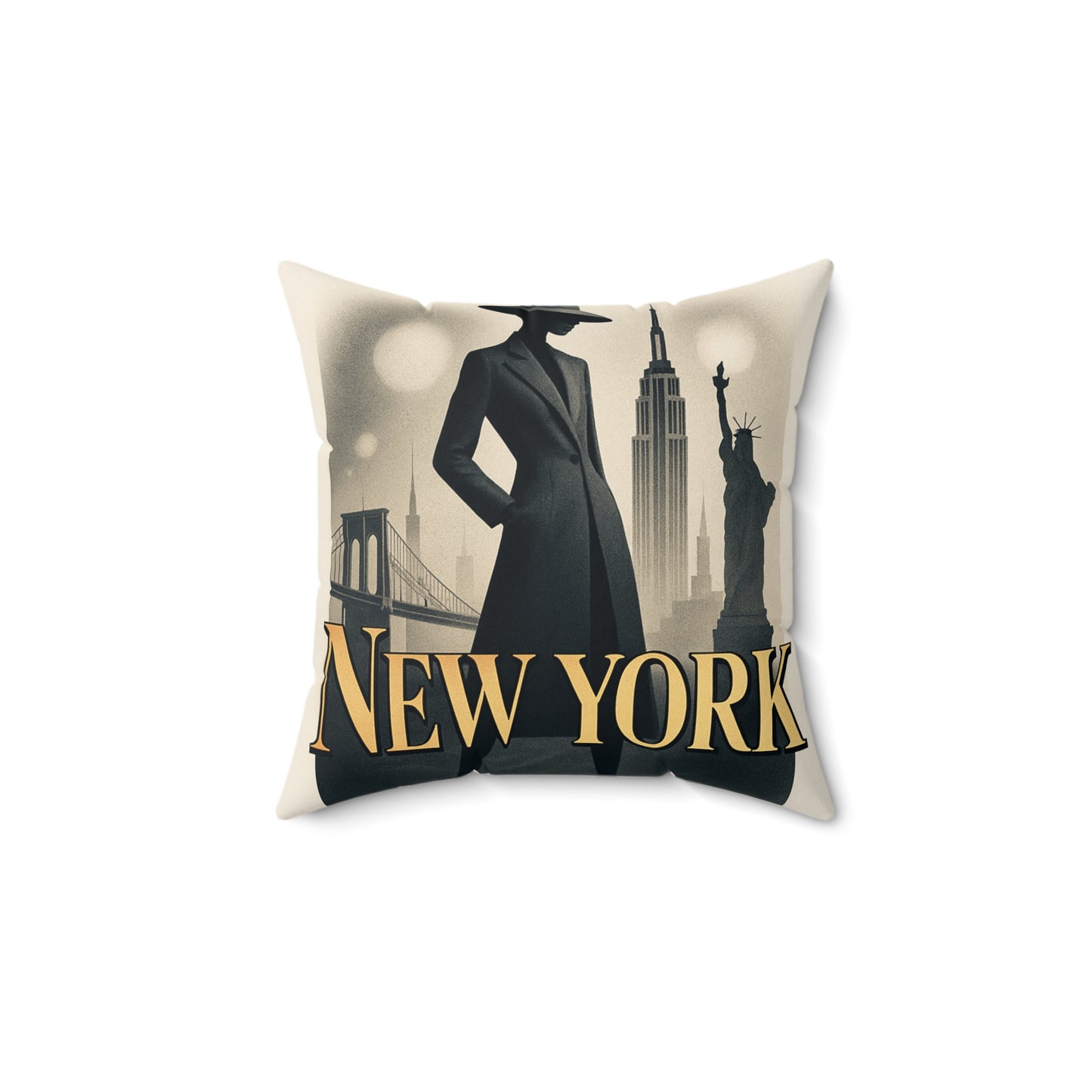 Cozy Home Decor Spun Polyester Pillow, Throw Pillow Cushion, Living Room Accent, Bedroom Decor, Housewarming Gift, Home Office Accessory