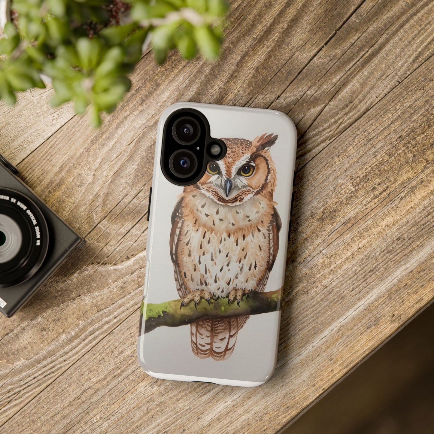 Owl design iphone 16 phone case