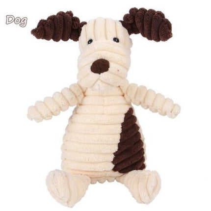 Vocal Animal Plush for Pet Dog Molar Teeth Cleaning Training
