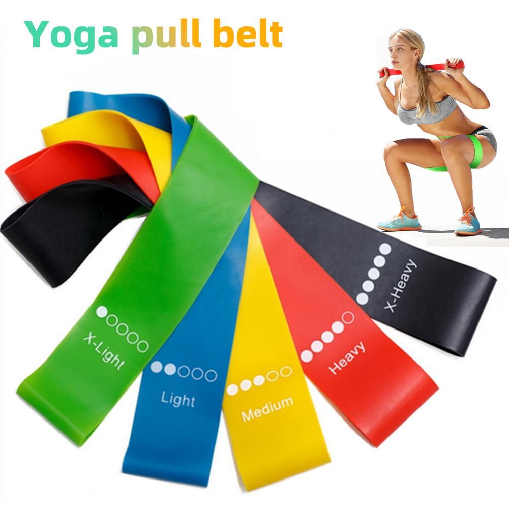 Yoga Resistance Rubber Bands Indoor Outdoor Fitness Equipment