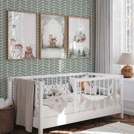 Herringbone Wallpaper