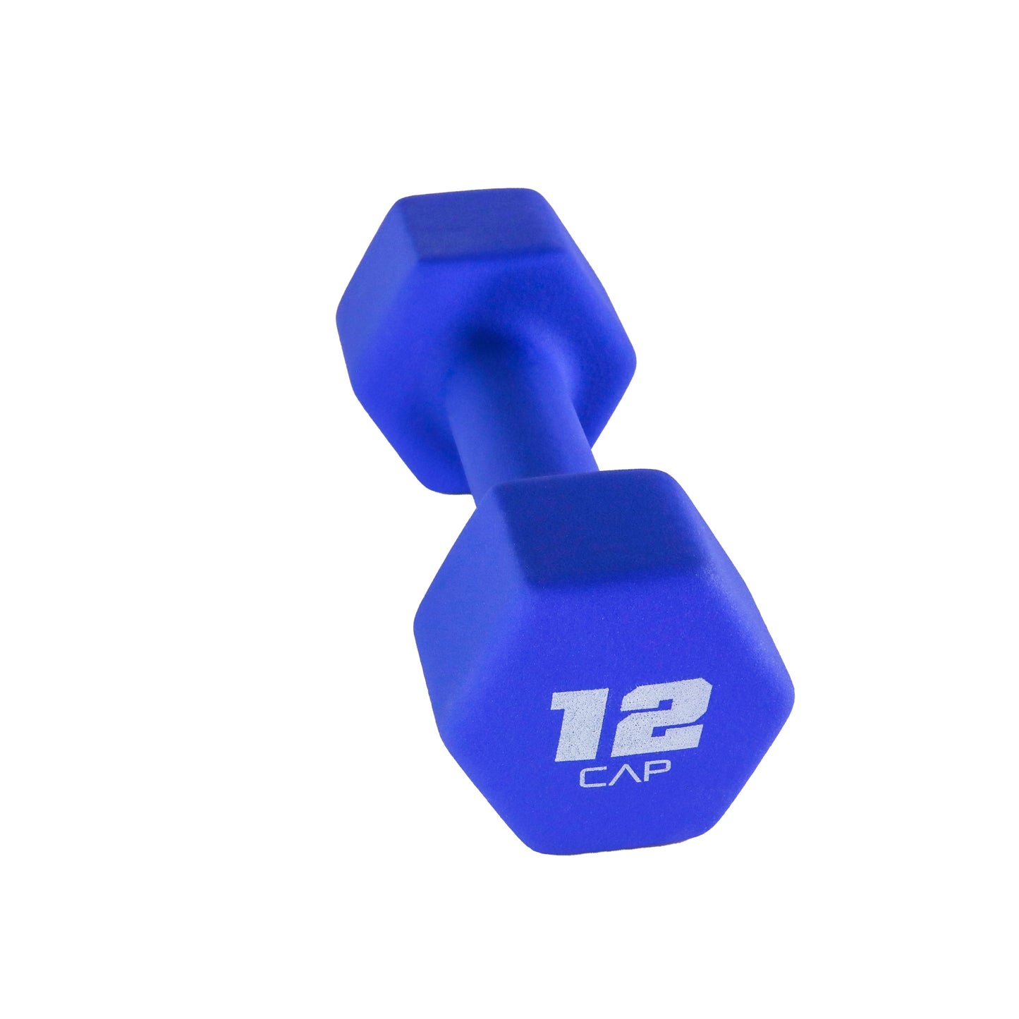 12Lb Neoprene Dumbbell, Blue, Single