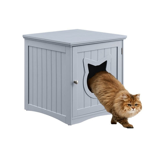 Smart Cat House Side Table Litter Box Enclosure For Cats