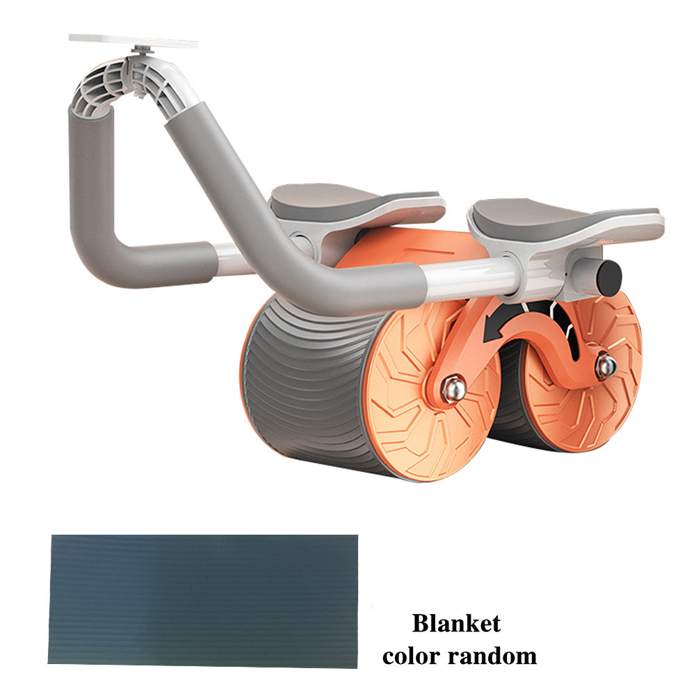 Male And Female Household 2 In 1 Exercise Belly Wheel Indoor Fitness