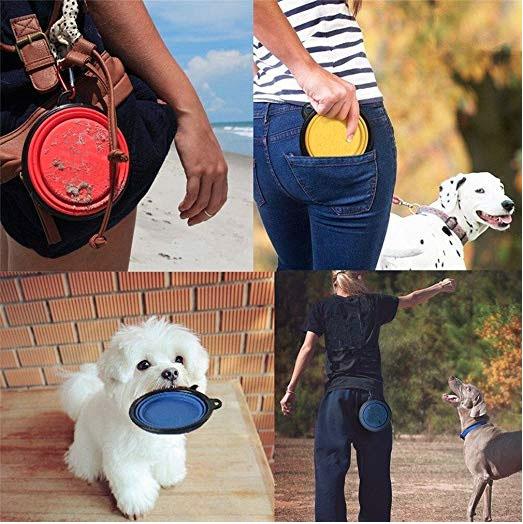 Yap And Paw Collapsible Travel Dog Bowls For Camping