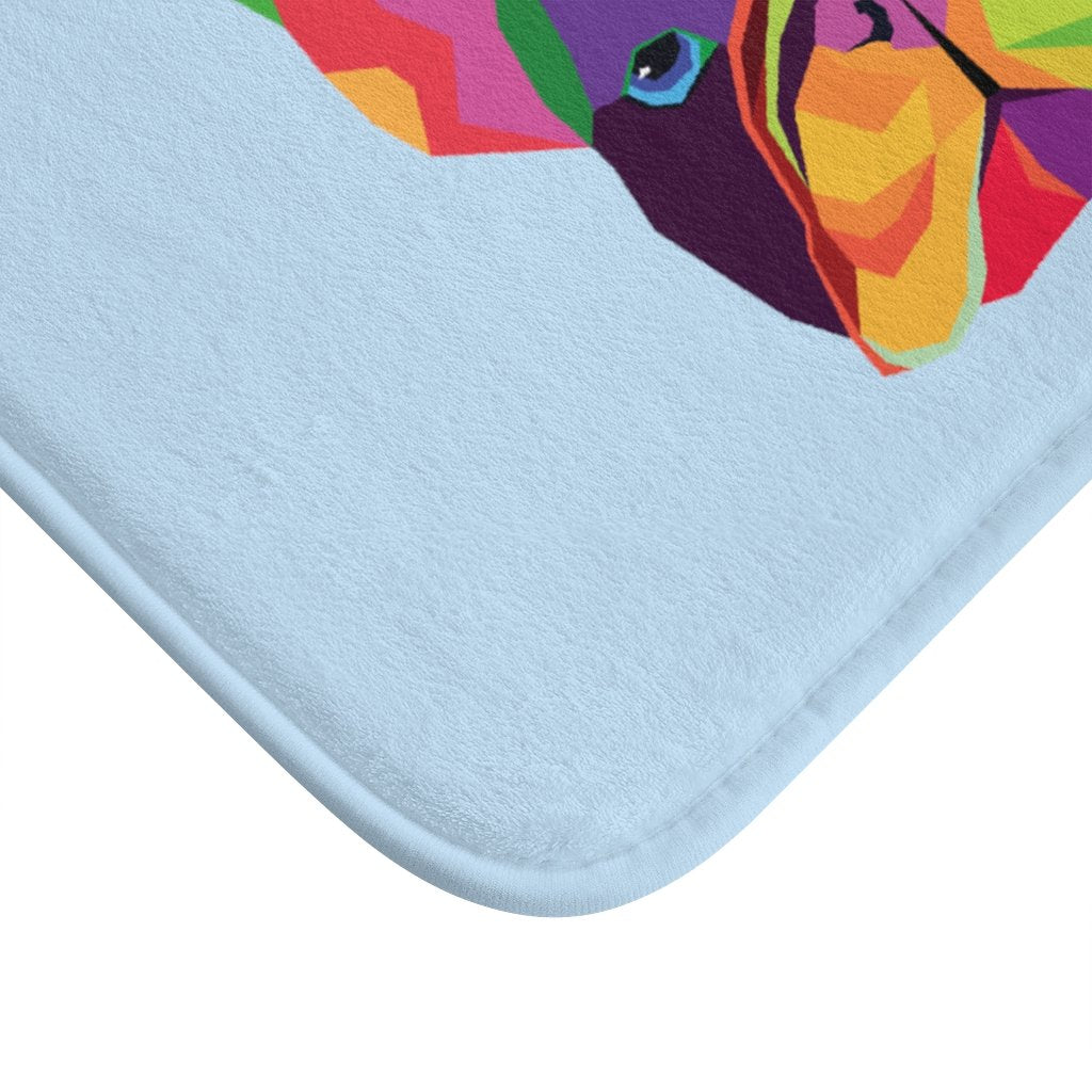 Colorful Dog Bath Mat Absorbent Microfiber Non Slip For Dogs