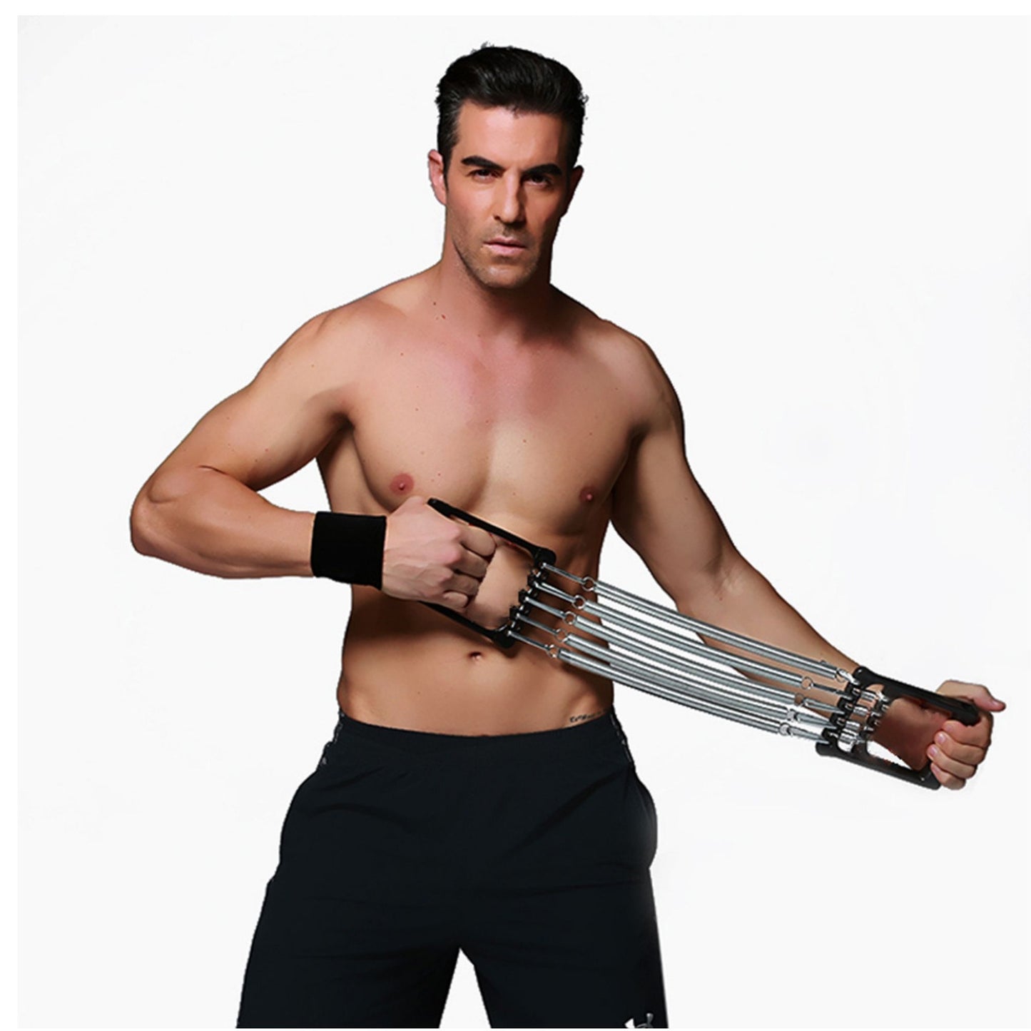 Portable 4 Piece Fitness Bundle Full Body Workout Kit Home