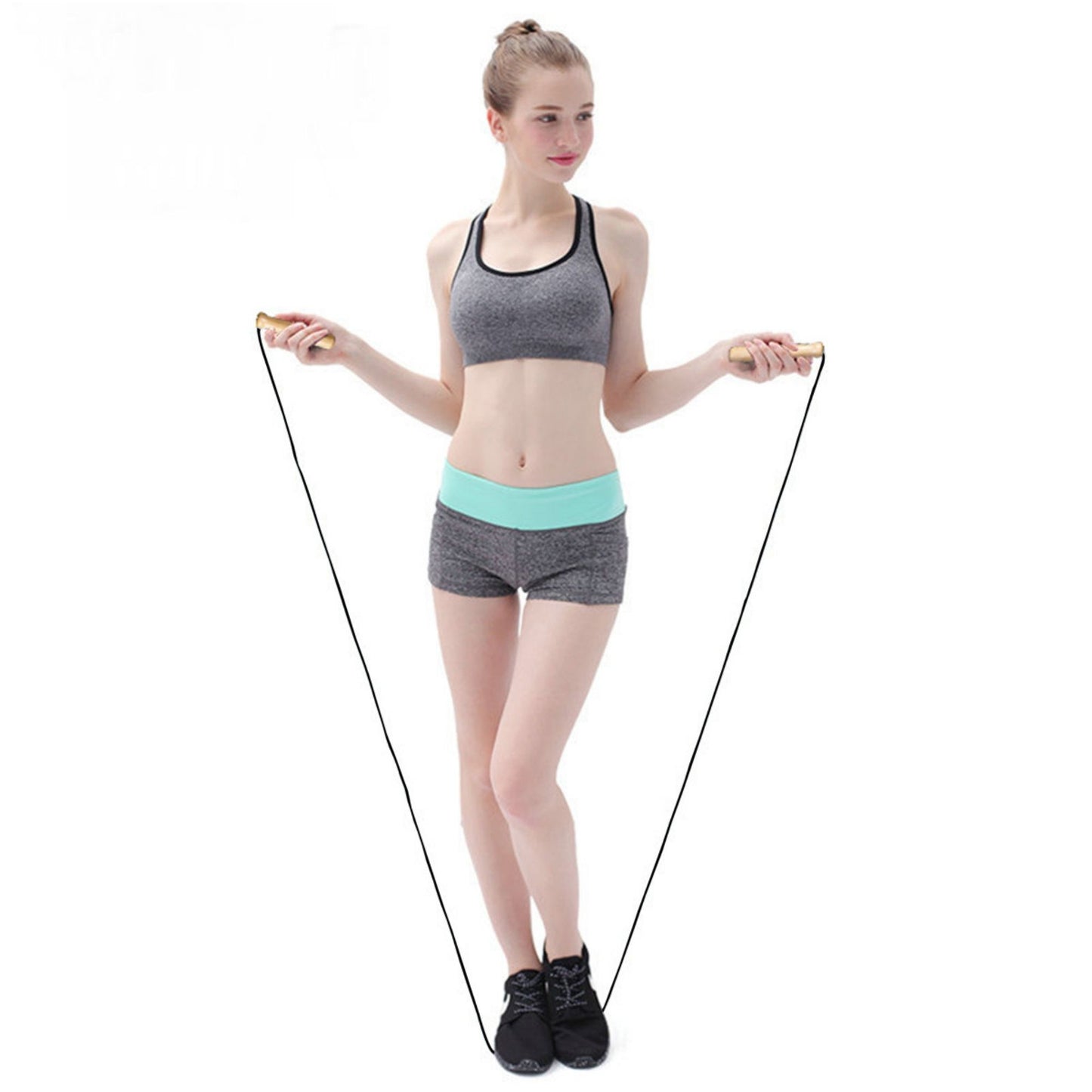 Portable 4 Piece Fitness Bundle Full Body Workout Kit Home