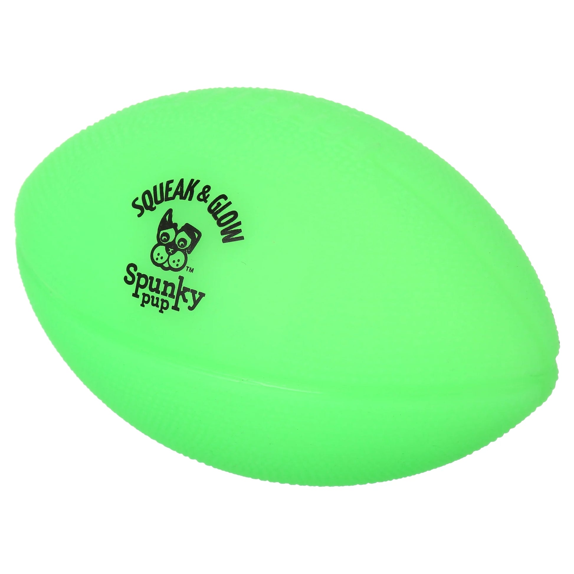 Squeak & Glow Football Dog Toy