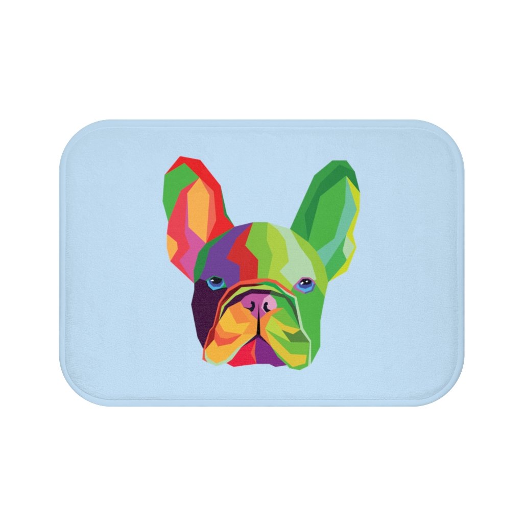Colorful Dog Bath Mat Absorbent Microfiber Non Slip For Dogs