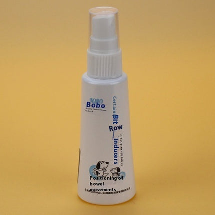 Pet positioning defecation inducer