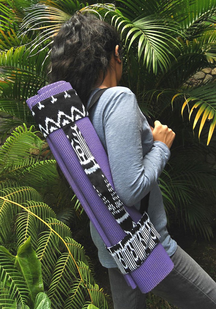 Guatemala Handwoven Yoga Mat Sling For Easy Carry Yogis
