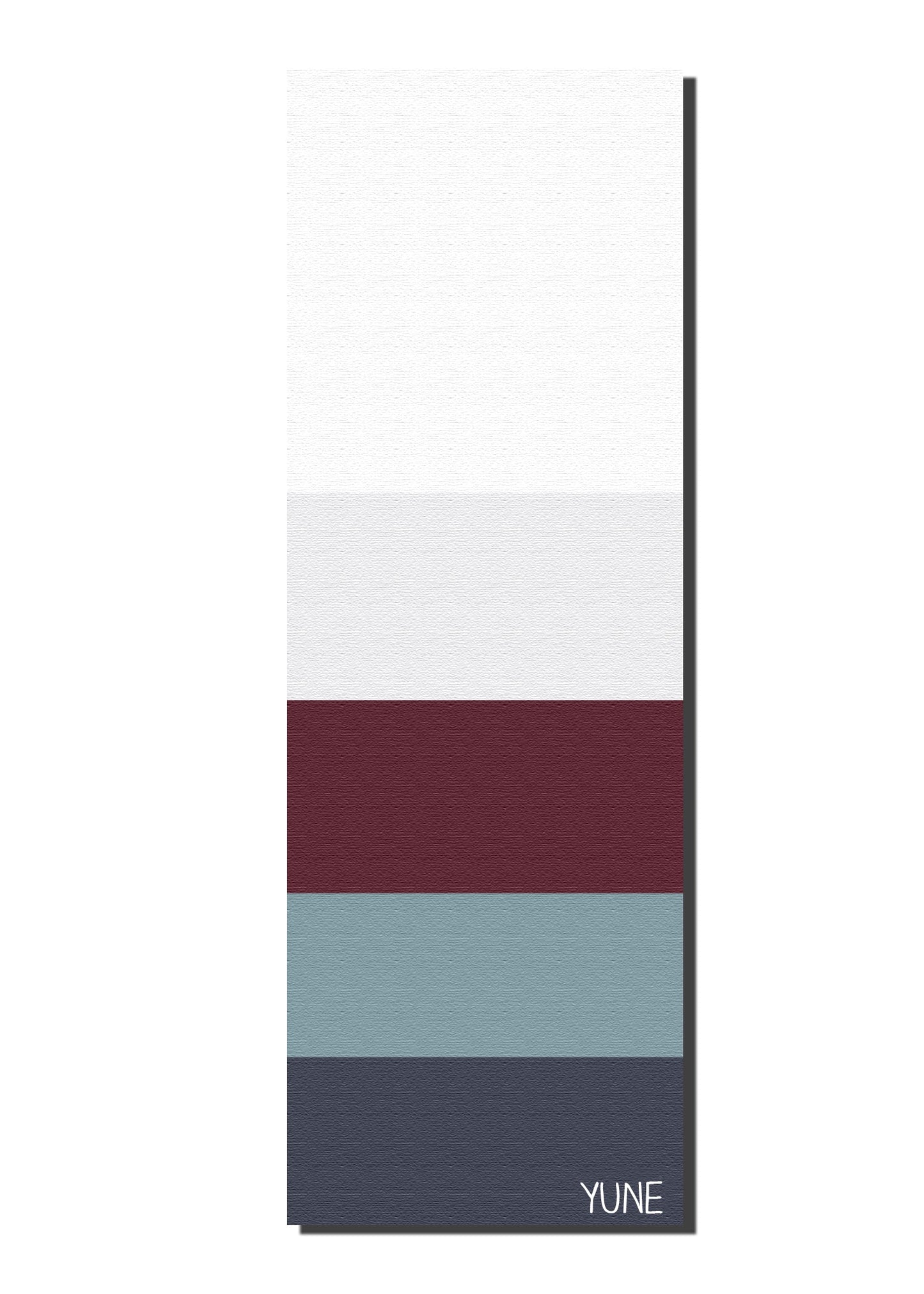 Yoga Mat | 6mm Lightweight | Striped| Non-Slip | Eco Friendly | Yune